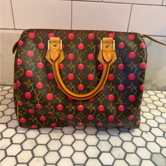 Louis Vuitton Handbags - Louis Vuitton Speedy 25 in the Monogram Cerises (cherry print)